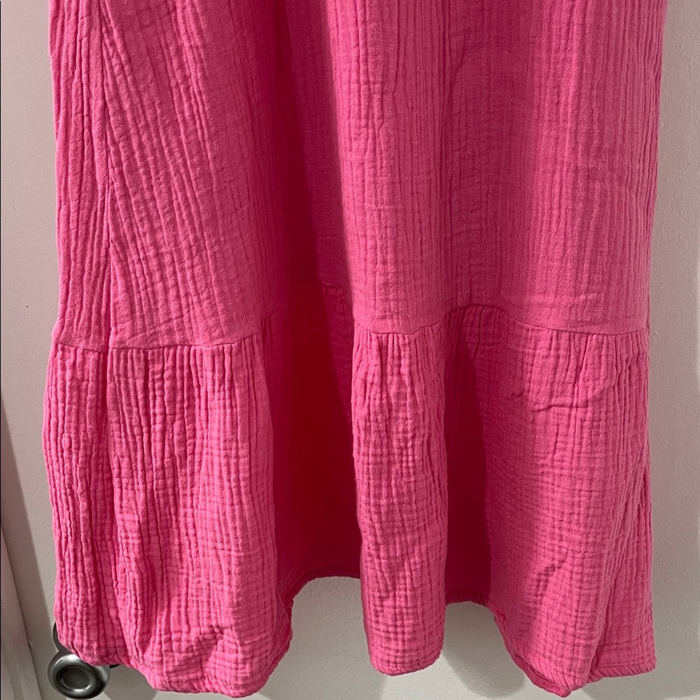 btween Pink Ruffle Strap Dress - Picture 3 of 5